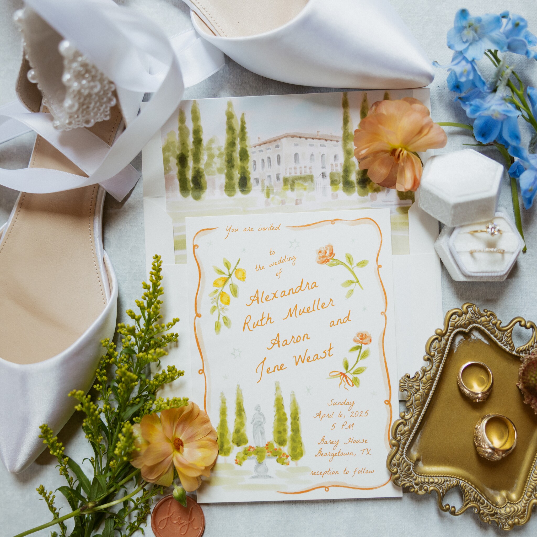 Wedding coordinated by Grant Your Wish Weddings in Austin, Texas